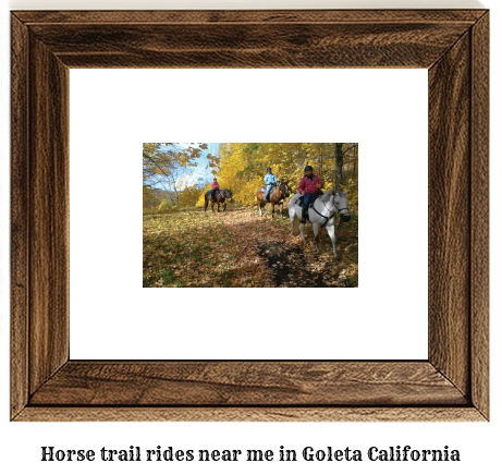 horse trail rides near me in Goleta, California